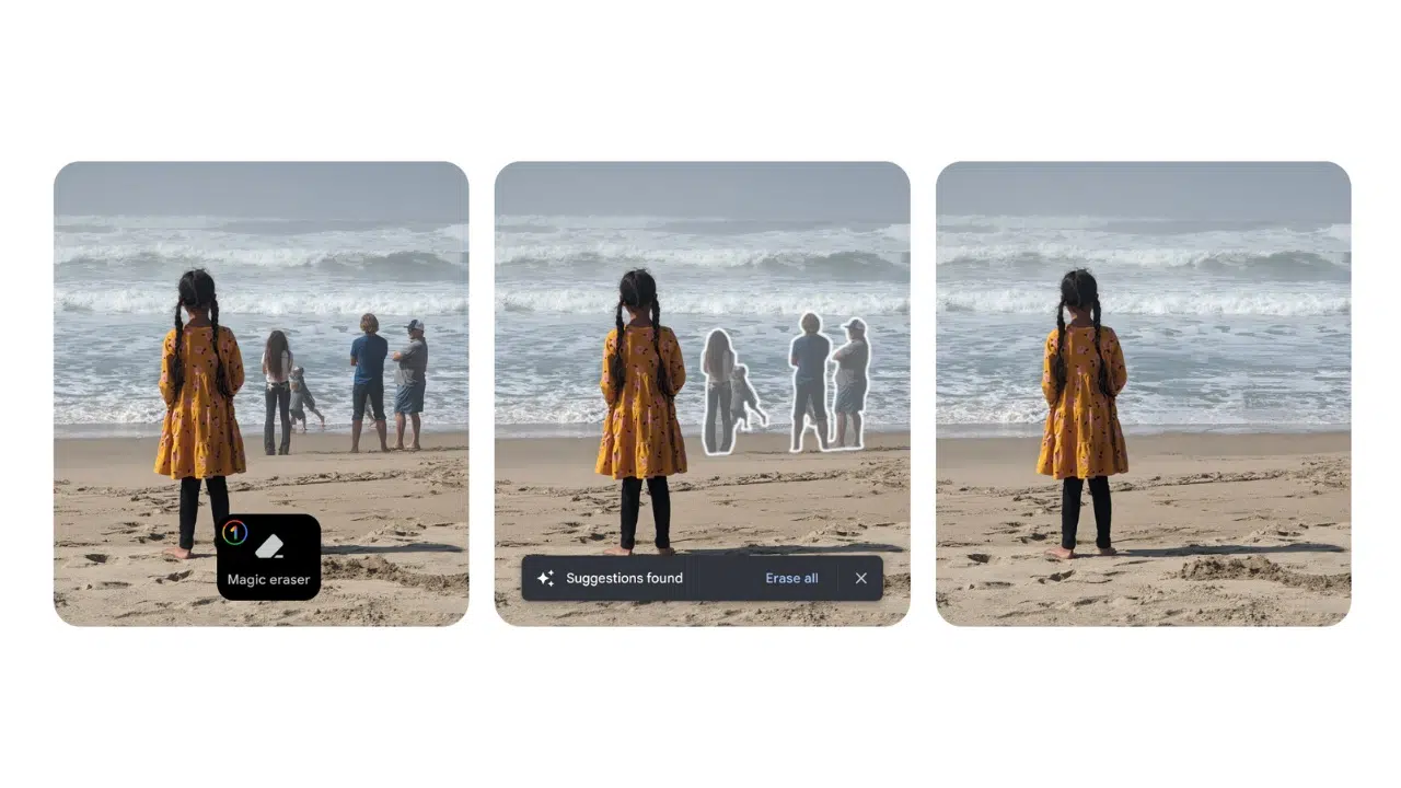 Magic Eraser de Google Photos ya disponible para usuarios de Google One