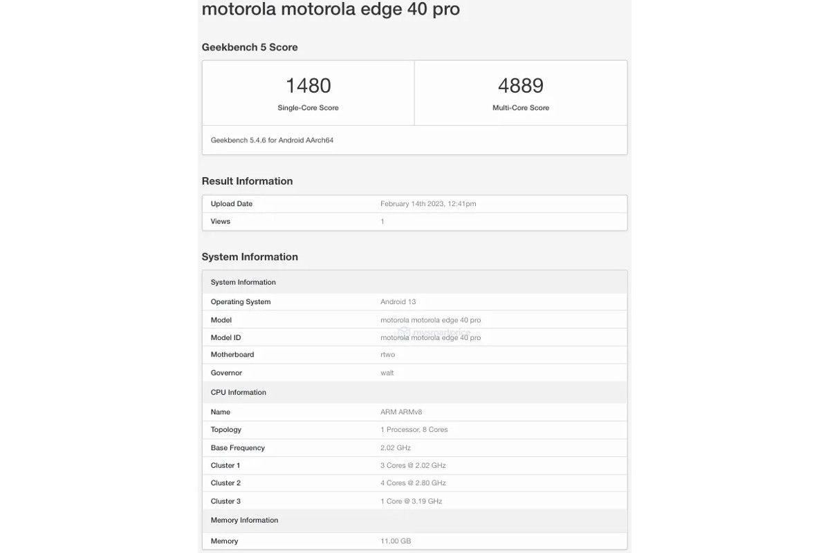 Motorola edge 40 pro test