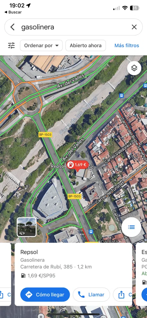 Encontrar gasolinera googlemaps3