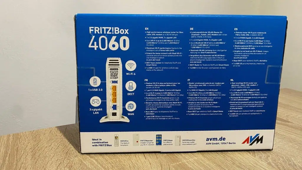 Fritz box 4060 carateristicas