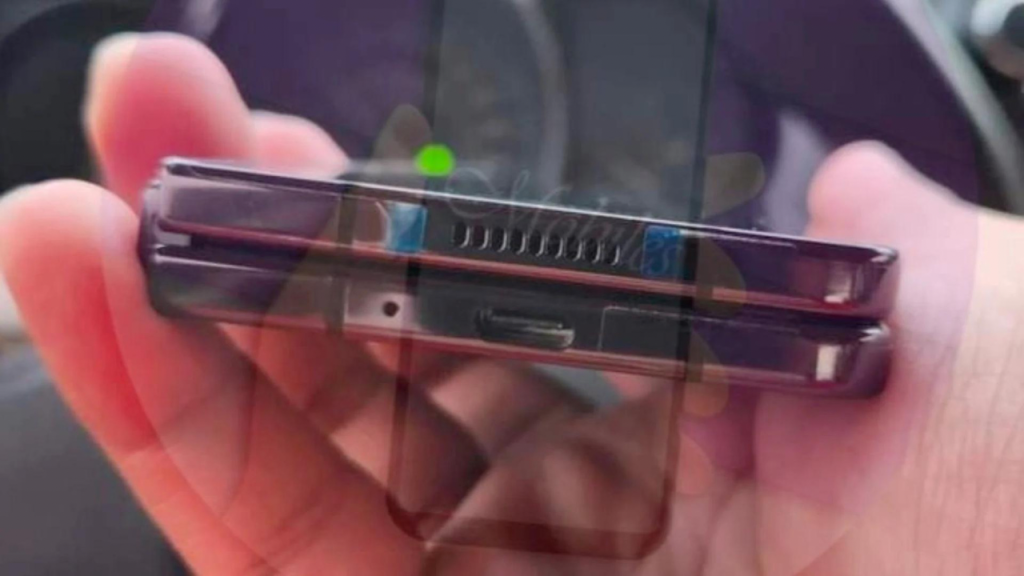 Posible bisagra en forma de gota totalmente plana para el Samsung Galaxy Z Fold 5