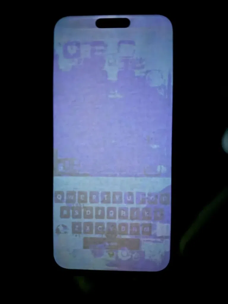 Pantallaproblema iphone15