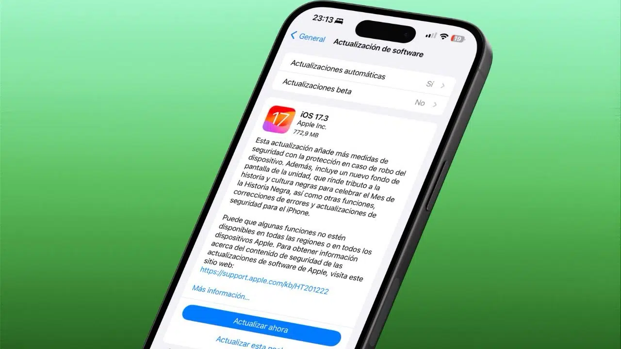 Ya está disponible el iOS 17.3 para iPhone descúbrelo todo y cómo actualizarlo