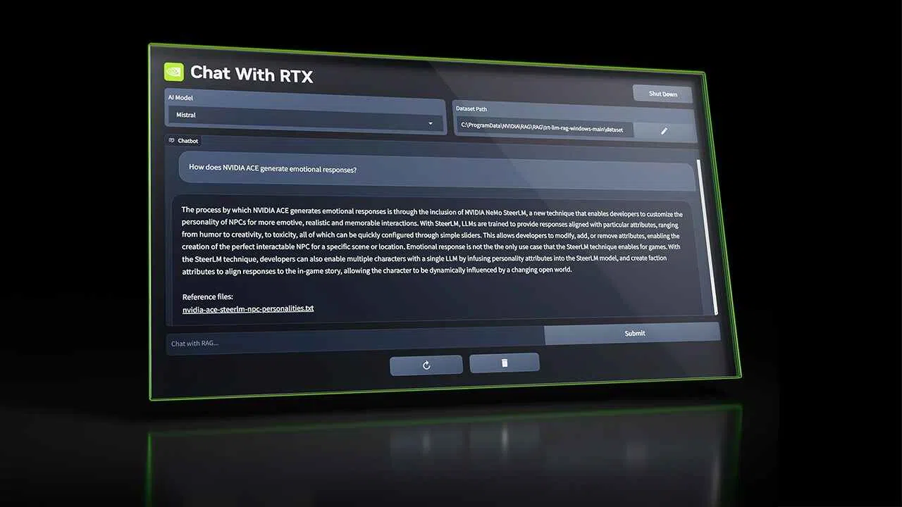 Nvidia Lanza “Chat with RTX”: Una Nueva Era para la IA en PCs