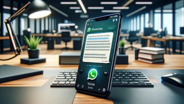 Whatsapp voz notas escritas 1