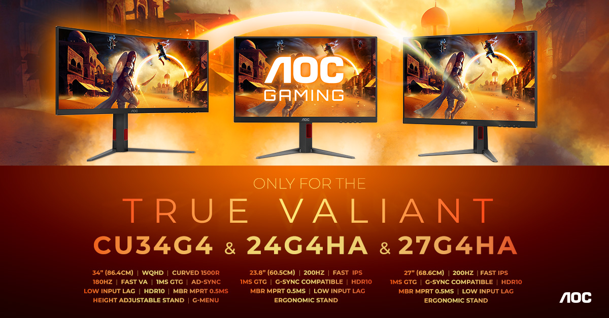 AOC Gaming presenta el monitor Dual-Frame U27G4R