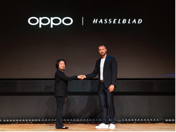 Olivella liu directora global de marca de oppo y bronius rudnickas gerente de marketing global de hasselblad
