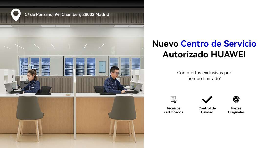 Huawei abre nuevo centro posventa en Madrid con promociones 1 Huawei asistencia