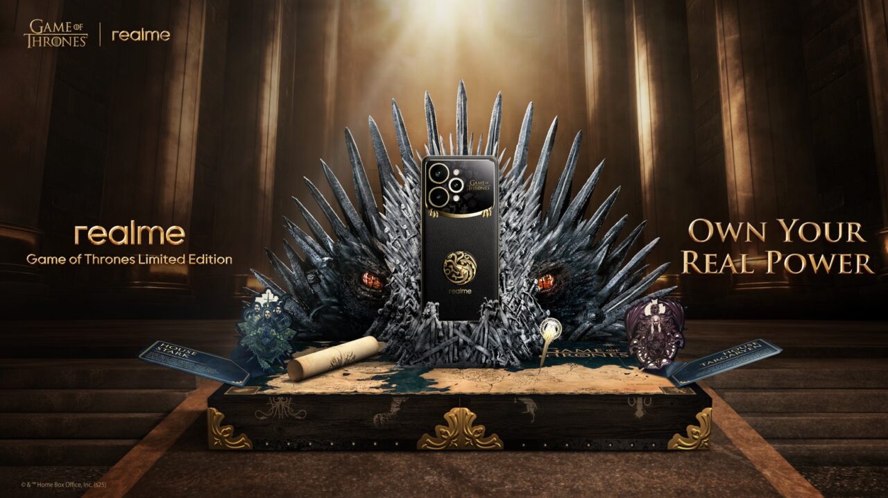 realme GoT edition Full view of boxphone