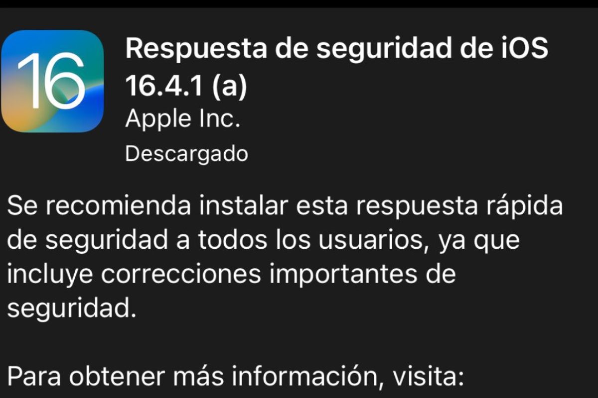 iOS actualización rápida  - 1