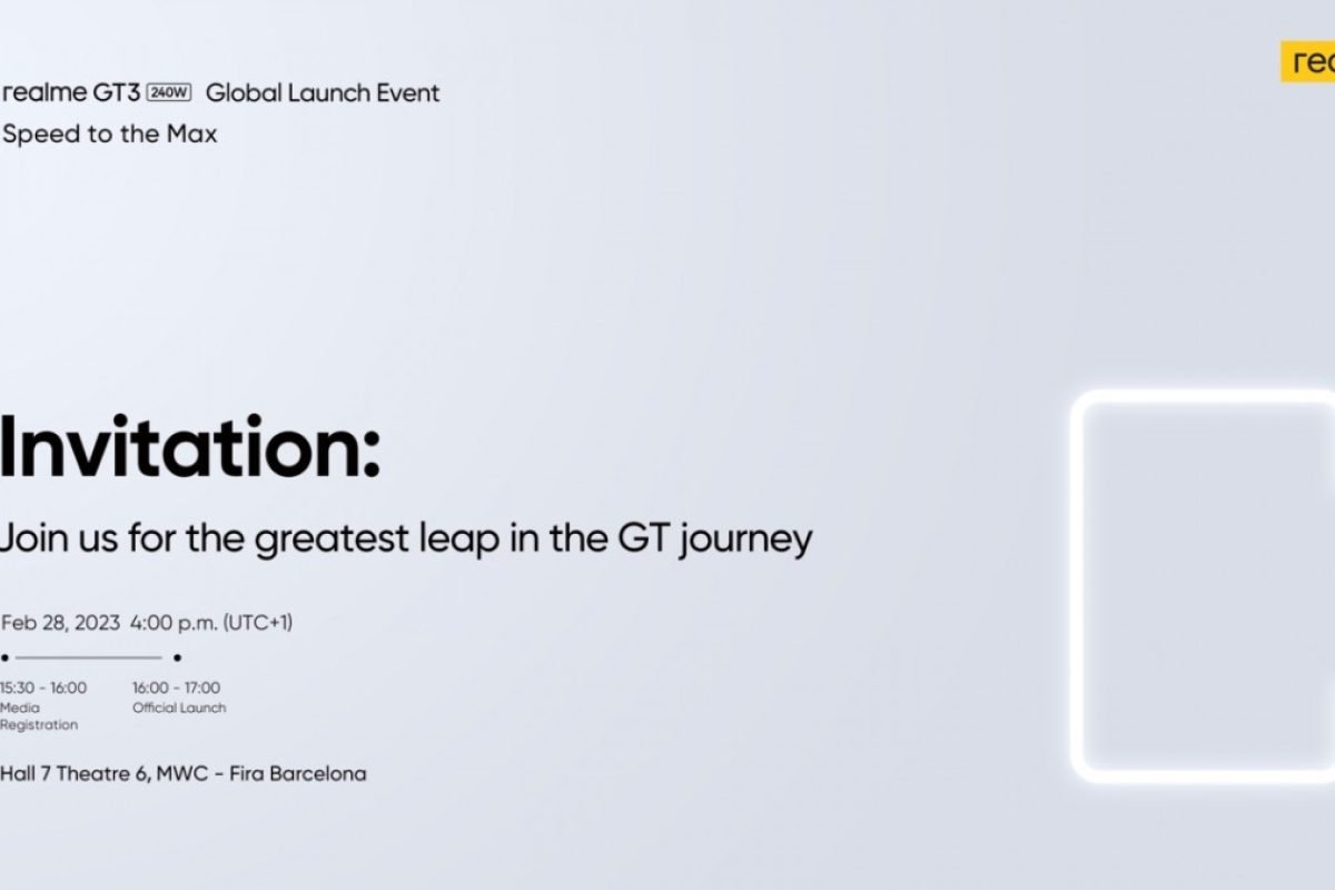 realme invitación mwc